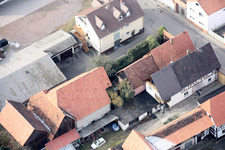 Schrägluftbild von Kandel, Rheinstr im Bundesland Rheinland-Pfalz, Deutschland