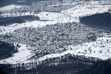 Luftaufnahme von Ortsteil Spessart in Ettlingen im Bundesland Baden-Württemberg, Deutschland