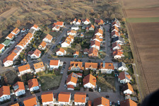 Luftbild von Rober-Koch-Straße im Neubaugebiet O in Bellheim im Bundesland Rheinland-Pfalz, Deutschland