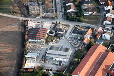 Luftbild von Friedebach natusteine in Rheinzabern im Bundesland Rheinland-Pfalz, Deutschland
