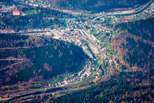 Luftbild von Herbstreith & Fox GmbH & Co. KG Pektin-Fabriken im Enztal in Neuenbürg im Bundesland Baden-Württemberg, Deutschland