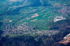 Schrägluftbild von Ortsteil Arnbach in Neuenbürg im Bundesland Baden-Württemberg, Deutschland