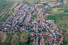 Schöllbronn von Südwesten in Ettlingen im Bundesland Baden-Württemberg, Deutschland
