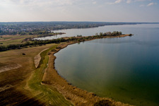 Ammersee, Südufer in Dießen am Ammersee im Bundesland Bayern, Deutschland