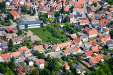 Lauterbourg (Elsass) im Bundesland Bas-Rhin, Frankreich aus der Luft