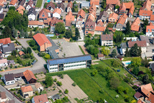 Lauterbourg (Elsass) im Bundesland Bas-Rhin, Frankreich vom Flugzeug aus