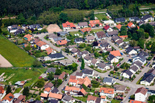 Lauterbourg (Elsass) im Bundesland Bas-Rhin, Frankreich aus der Vogelperspektive