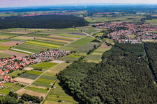 Luftaufnahme von Erlenbachtal in Hatzenbühl im Bundesland Rheinland-Pfalz, Deutschland