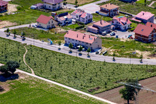 Am Höhenweg in Kandel im Bundesland Rheinland-Pfalz, Deutschland von oben