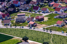 Am Höhenweg in Kandel im Bundesland Rheinland-Pfalz, Deutschland aus der Luft