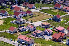 Am Höhenweg in Kandel im Bundesland Rheinland-Pfalz, Deutschland von oben gesehen