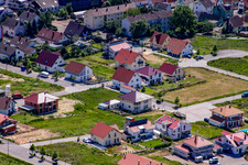 Am Höhenweg in Kandel im Bundesland Rheinland-Pfalz, Deutschland vom Flugzeug aus