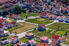 Am Höhenweg in Kandel im Bundesland Rheinland-Pfalz, Deutschland aus der Vogelperspektive