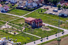 Drohnenaufname von Am Höhenweg in Kandel im Bundesland Rheinland-Pfalz, Deutschland