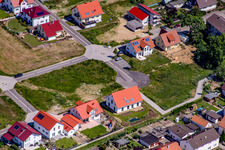 Am Höhenweg in Kandel im Bundesland Rheinland-Pfalz, Deutschland von oben