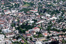 Stadtansicht vom Innenstadtbereich in Bühl im Bundesland Baden-Württemberg, Deutschland