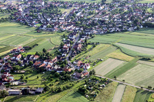 Luftaufnahme von Sand aus Nordosten in Willstätt im Bundesland Baden-Württemberg, Deutschland