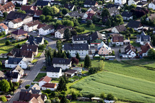 Ortsteil Sand in Willstätt im Bundesland Baden-Württemberg, Deutschland aus der Luft