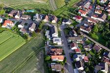 Luftbild von Gartenstr im Ortsteil Sand in Willstätt im Bundesland Baden-Württemberg, Deutschland