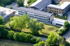 Geplantes Schulgartengelände der IGS in Kandel im Bundesland Rheinland-Pfalz, Deutschland