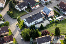 Luftaufnahme von Gartenstr im Ortsteil Sand in Willstätt im Bundesland Baden-Württemberg, Deutschland