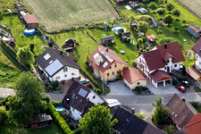 Eichhofstr im Ortsteil Sand in Willstätt im Bundesland Baden-Württemberg, Deutschland von oben