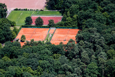 Tennisplätze des TC Kandel im Bundesland Rheinland-Pfalz, Deutschland