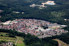 Luftbild von Soufflenheim (Elsass) im Bundesland Bas-Rhin, Frankreich