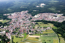Soufflenheim (Elsass) im Bundesland Bas-Rhin, Frankreich von oben