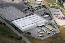 Luftbild von P3 Logistic Parks und  LGI Deutschland GmbH im Ortsteil Wiesental in Waghäusel im Bundesland Baden-Württemberg