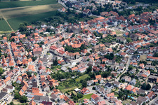 Ortsteil Sankt Leon in St. Leon-Rot im Bundesland Baden-Württemberg, Deutschland von oben