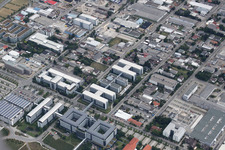 Gewerbegebiet mit SAP SE in Walldorf im Bundesland Baden-Württemberg, Deutschland