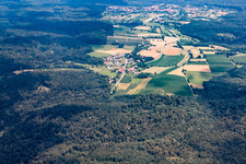 Lingental von Westen in Leimen im Bundesland Baden-Württemberg, Deutschland
