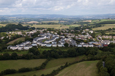 Marldon im Bundesland England, Großbritanien von der Drohne aus gesehen