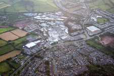 Schrägluftbild von Paignton im Bundesland England, Großbritanien