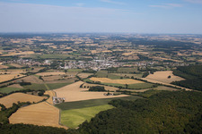 Vibraye im Bundesland Sarthe, Frankreich aus der Luft betrachtet