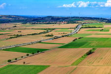 Verlauf der Autobahn A6 in Wattenheim im Bundesland Rheinland-Pfalz, Deutschland