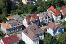 Schrägluftbild von Bismarckstr in Kandel im Bundesland Rheinland-Pfalz, Deutschland
