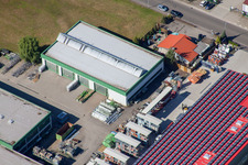 Appenweier, Industriegebiet im Bundesland Baden-Württemberg, Deutschland von oben