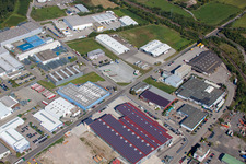 Industrie- und Gewerbegebiet Industriestraße in Appenweier im Bundesland Baden-Württemberg, Deutschland