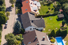Ortsteil Fessenbach in Offenburg im Bundesland Baden-Württemberg, Deutschland aus der Vogelperspektive