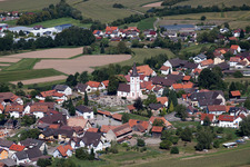Luftbild von Sand von Südosten in Willstätt im Bundesland Baden-Württemberg, Deutschland