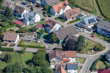 Luftbild von Holunderweg im Ortsteil Sand in Willstätt im Bundesland Baden-Württemberg, Deutschland
