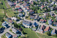 Gartenstraße von Nordosten im Ortsteil Sand in Willstätt im Bundesland Baden-Württemberg, Deutschland