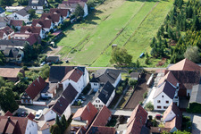Luftbild von Vollmersweilerer Straße in Freckenfeld im Bundesland Rheinland-Pfalz, Deutschland
