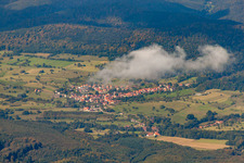 Wingen im Bundesland Bas-Rhin, Frankreich vom Flugzeug aus