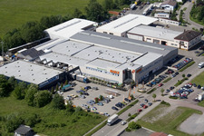 OBI Baumarkt im Ortsteil Minderslachen in Kandel im Bundesland Rheinland-Pfalz, Deutschland