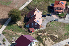 Am Höhenweg in Kandel im Bundesland Rheinland-Pfalz, Deutschland aus der Luft