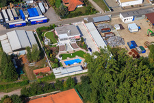 Rheinaue in Hördt im Bundesland Rheinland-Pfalz, Deutschland