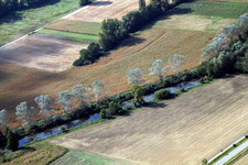 Klingbach bei Rülzheim im Bundesland Rheinland-Pfalz, Deutschland